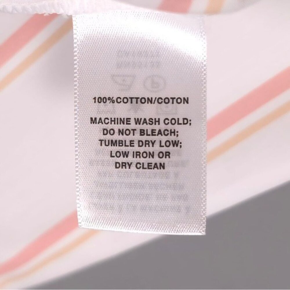 LAFAYETTE 148 NEW YORK‎ Women’s Velma LS Skylark Striped Button-Front MEDIUM - Picture 11 of 11